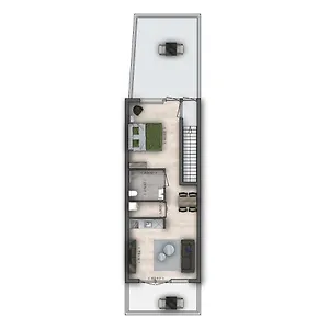  Appartamento Sunny 45m2 Penthouse With Balcony And Terrace - R65c